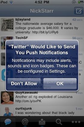 twitter push notification - 2