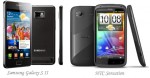 Comparison of Samsung Galaxy S 2 and HTC Sensation for Features, Price and Technical Specification