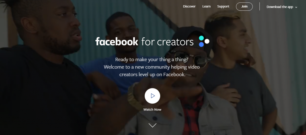 Facebook for creators