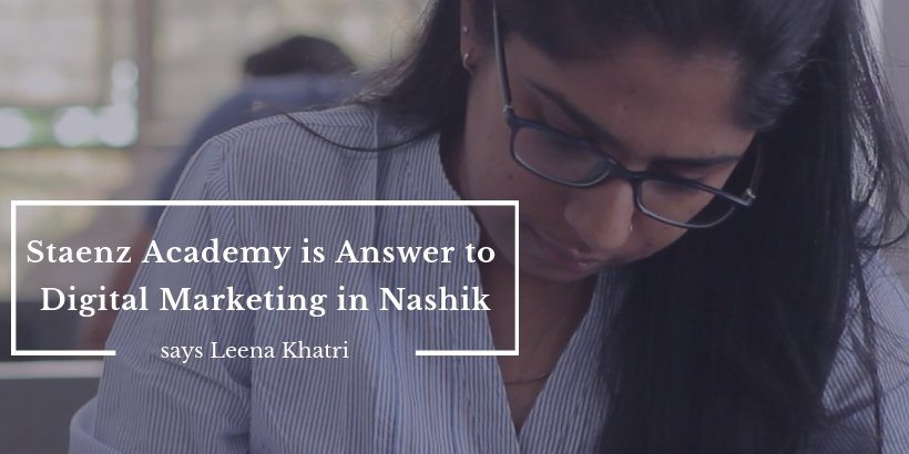 student testimonial staenz academy nashik leena khtri