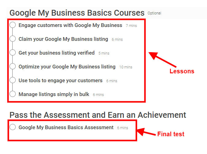 Google My Business Certification gmb 3