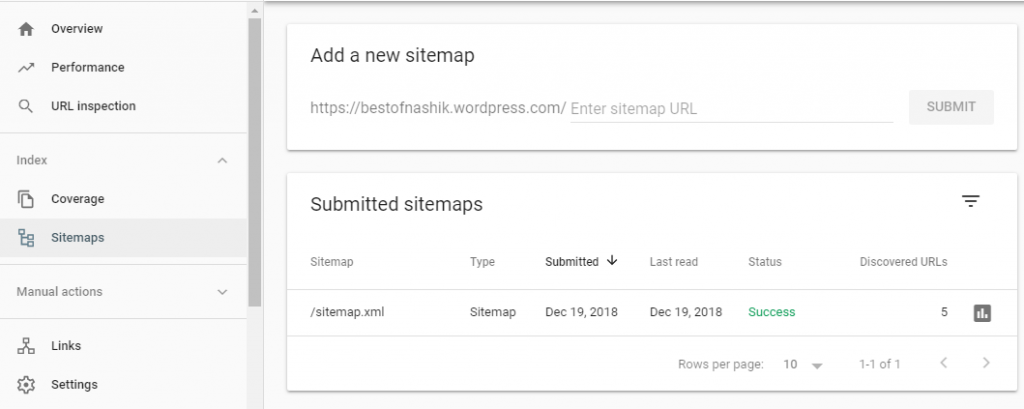 Better Sitemap with new Google Search Console