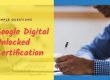 Google Digital Unlocked Certification 2019 with Answers