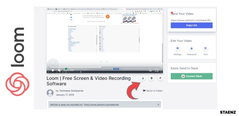 free screen recording software loom