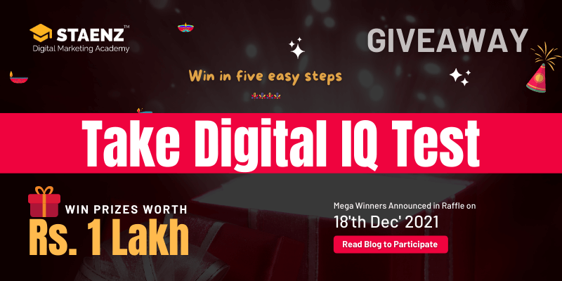 Mega Giveaway at STAENZ Digital Marketing Academy