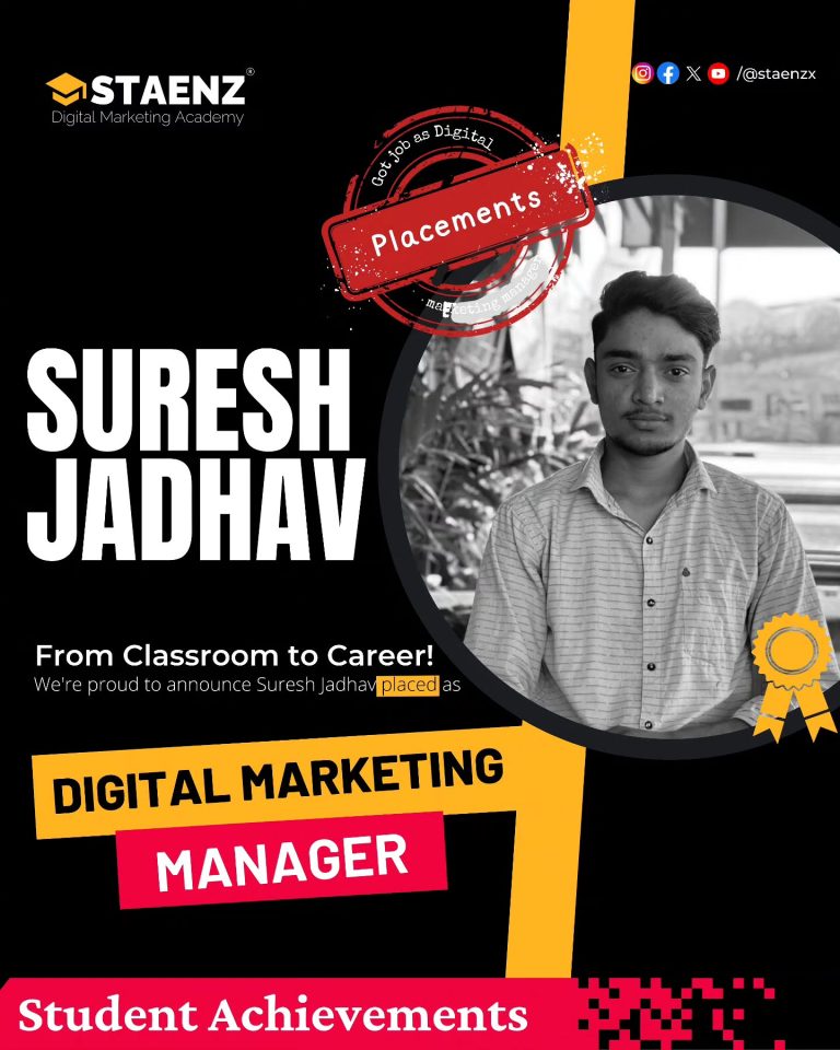 Suresh Jadhav, STAENZ placement